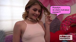 Rosalyn Sphinx Gets Rough Anal Fuck & Sloppy Blowjob from Bryan Gozzling's Big Cock