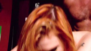 Bar orange light tease