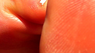 Mars Solo Self Foot Worship 4K - Mars Shows You Exactly How She Wants Her Feet Worshipped - Slide Her Thigh High Socks off Slowl