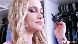 Big cock video with emotional Charlie Dean and Ivi Rein from VLog XXX