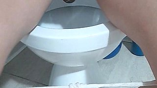 Innocent Teen Beba Jerks off in the Toilet