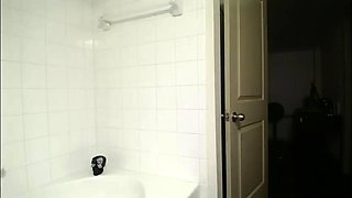 Solo ladyboy masturbation