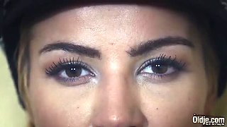 Cherry Kiss rough blowjob and aggressive fucking with Boris