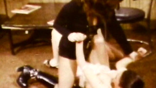 Retro Mistress Trains Submissives with Whips and Vintage Dildos