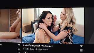 Girlsway - clumsy Jewelz Blu caught naturist roommate gizelle blanco teasing her in her room