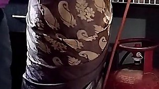 A Hungry Husband and a Sexy Wife Have Sex in the Kitchen at Home