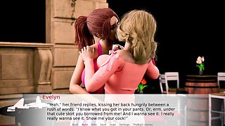 Shameless Afterparty #01 - Ash-blonde School Chick Enjoys THICK Futa Salami Inwards Her Jaws