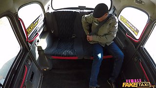Female faux cab - blondie princess Nathaly Cherie gets her palm on her first Big Black Cock