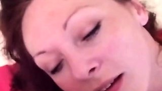 Amateur Russian Girl Facialed at Home