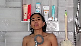 Lewd amateur brunette teen meg davis webcam masturbation