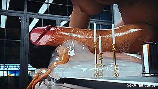 Zora and Sora Hard Fucking with Big Monster Cock