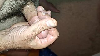 TNfootlvr Jerks Off and Gets a Blowjob with Cum Swallow from Granny