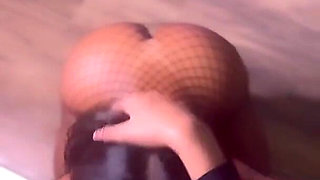 Fishnets Butt Plugs and Fucking My Best Friend's Strap on