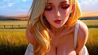 Daughter gets fucked deep in hay and cum on her country face