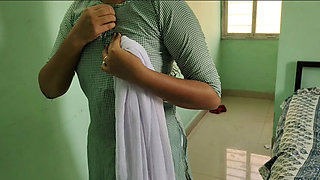 Desi Indian College Girl Fucked Hard by Step Brother - Rough Doggy Style Sex in Village