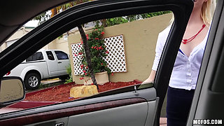 Stranded Teens - Petite Maddy Rose Feels a Bulge & Gives Tony a Blowjob Before Taking His Hard Cock in the Car