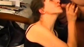 Cum Swallowing Amateur's Play With Old Master