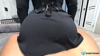 SweetHerry's Big Ass in Pantyhose Gets Fucked Hard - Doggystyle & Cumshot