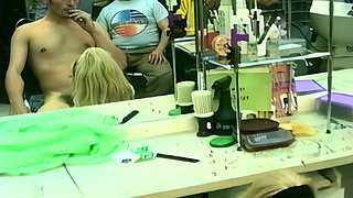 Hot Babes in Stcokings Gets Horny, Masturbates Hairy Pussies and Fucks Hard with Gigantic Dicks Movie