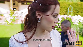 Debt4k. collecting the brides vulva