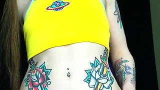 Cute blonde amateur webcam teen masturbating