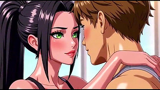 Stepmom's private Yoga Instruction turns extremely hot and taboo 3D Anime