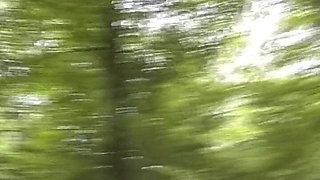 Two Cute German Babes Playing Together in Outdoor Session