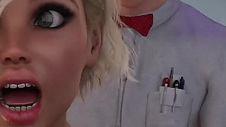 Butt Fucking Stepsister in VR and Real Life -sexbot #45 Animated Sex Game Gameplay