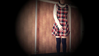 Private Video Shoot. a Dominant-submissive Girl Is Tied up
