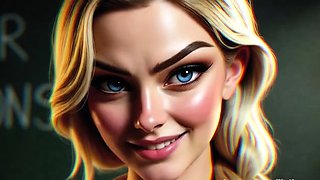 Sexy blonde Taylor Whyte in 3D audio POV clos